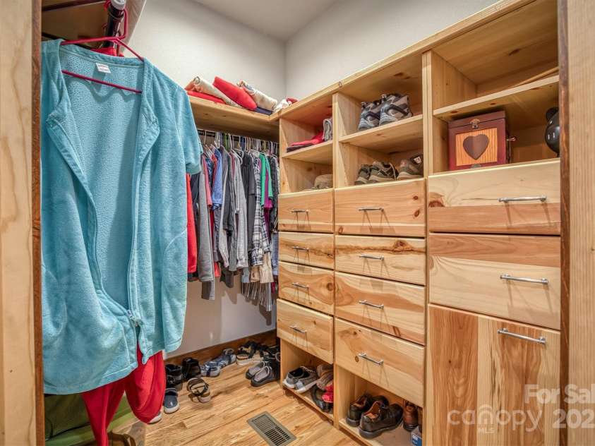 50 Fall Creek Drive, Nebo, NC 28761.  MLS# CAR4247275, YatesRealty ID 6562. Custom Built Shelving