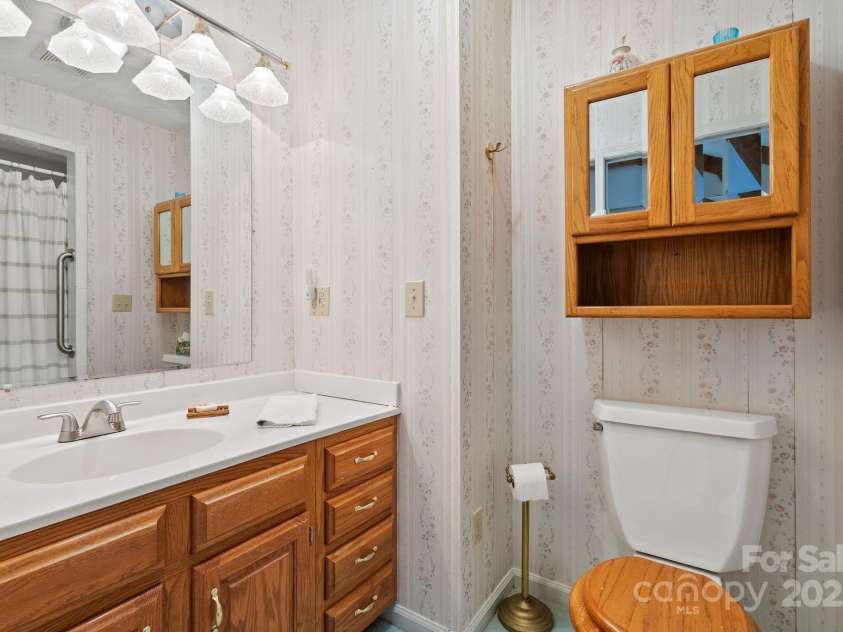 2767 Tanasee Gap Road, Balsam Grove, NC 28708.  MLS# CAR4161160, YatesRealty ID 6567. Master Bath