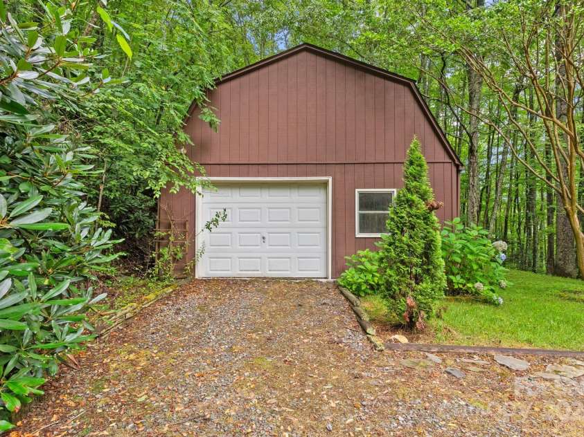 2767 Tanasee Gap Road, Balsam Grove, NC 28708.  MLS# CAR4161160, YatesRealty ID 6567. Separate 20 x 33 heated workshop