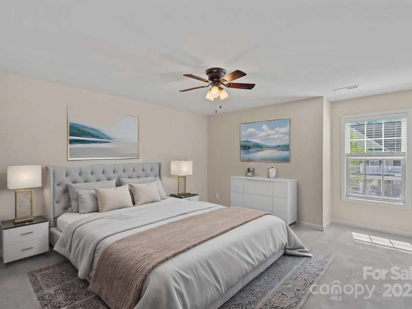 3060 Drummond Avenue, Indian Land, SC 29707.  MLS# CAR4244888, YatesRealty ID 6570. Bedroom 2 upstairs, virtually staged