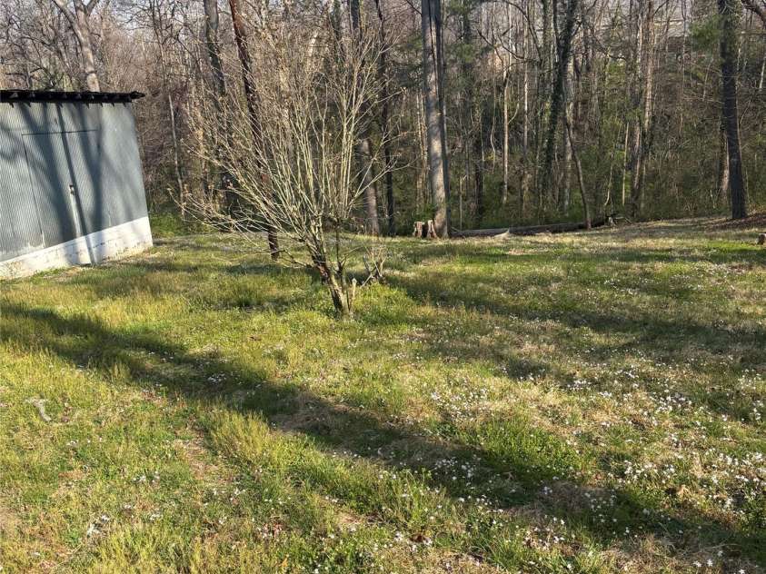 67 Shawnee Trail, Asheville, NC 28805.  MLS# CAR4331437, YatesRealty ID 6571. Side Yard and Storage Shed