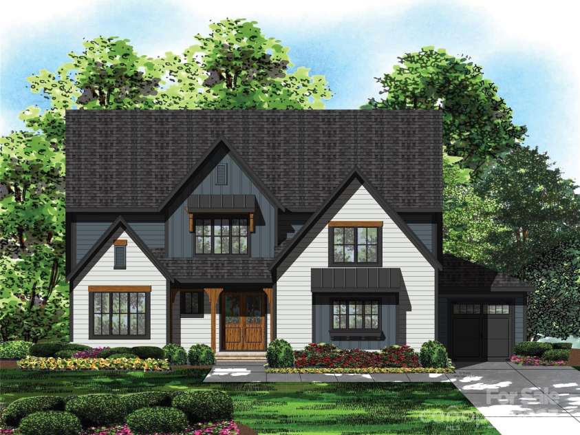 1506 Baileys Run, Gastonia, NC 28056.  MLS# CAR4238969, YatesRealty ID 6573. Rendering only colors/materials will differ