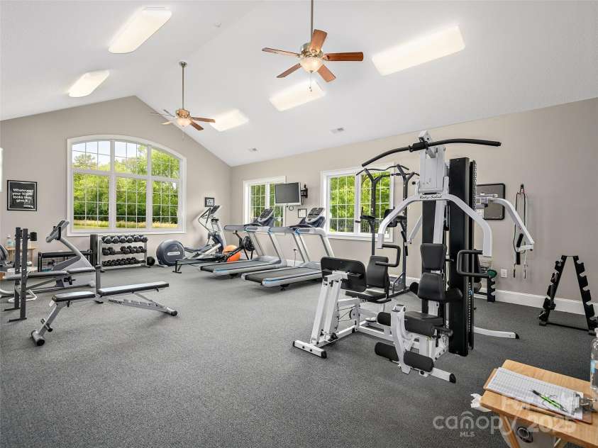 125 Lindsley Court, Hendersonville, NC 28792.  MLS# CAR4245651, YatesRealty ID 6574. Black Smith Run Work Out Room