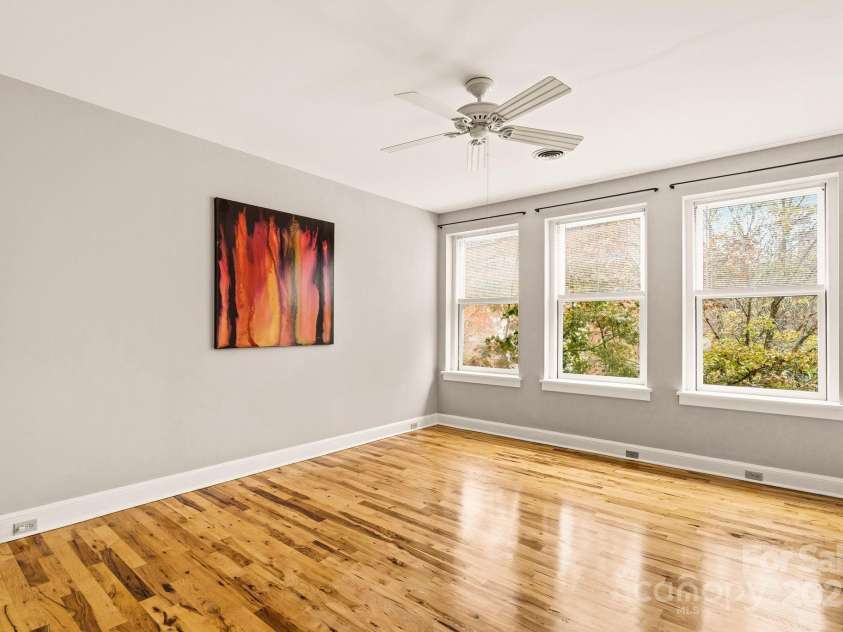 60 Haywood Street, Asheville, NC 28801.  MLS# CAR4317577, YatesRealty ID 659. Sunny Second Bedroom