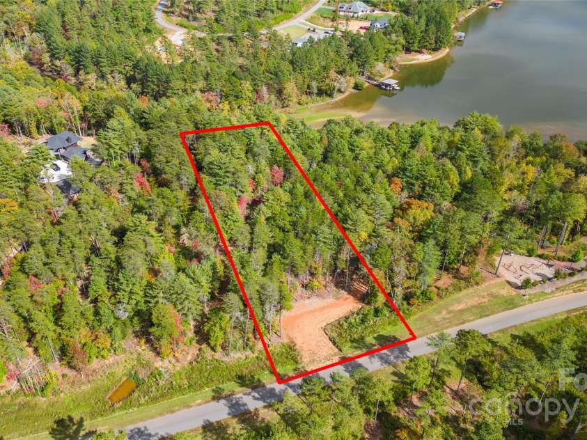 0000 Scenic Lane, Granite Falls, NC 28630.  MLS# CAR4319411, YatesRealty ID 6590. Lot lines are approximate and provided for visual reference only. Not an official survey.