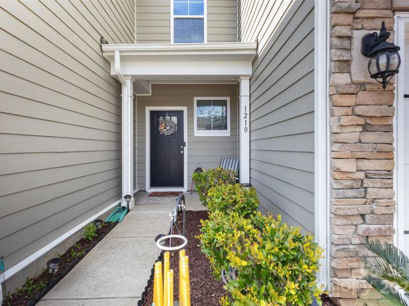 1210 Croft Drive, Fort Mill, SC 29708.  MLS# CAR4226652, YatesRealty ID 6604. Front Door/ Patio
