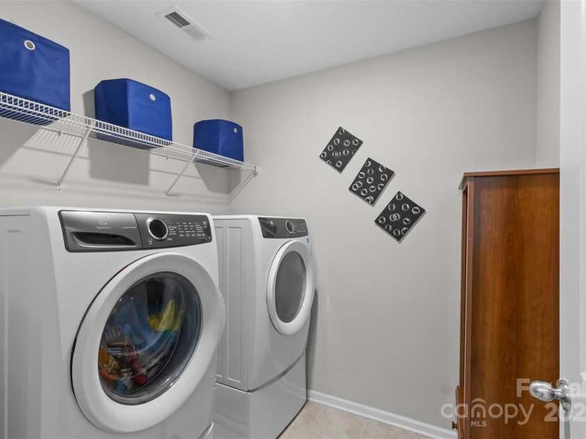 1210 Croft Drive, Fort Mill, SC 29708.  MLS# CAR4226652, YatesRealty ID 6604. Second Floor Laundry Room