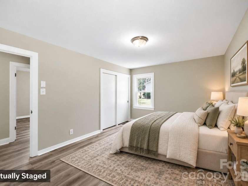4355 Franklin Community Center Road, Salisbury, NC 28144.  MLS# CAR4426218, YatesRealty ID 661. Virtually Staged Primary Bedroom