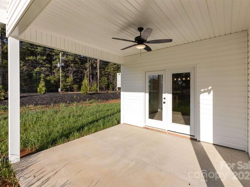 120 Southern Oaks Lane, Salisbury, NC 28147.  MLS# CAR4243946, YatesRealty ID 6617. Covered back patio