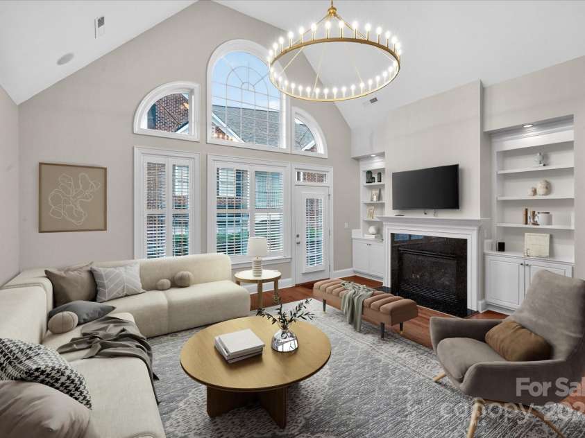 11756 Easthampton Circle, Charlotte, NC 28277.  MLS# CAR4283901, YatesRealty ID 6624. Photo has been digitally enhanced with virtual staging.