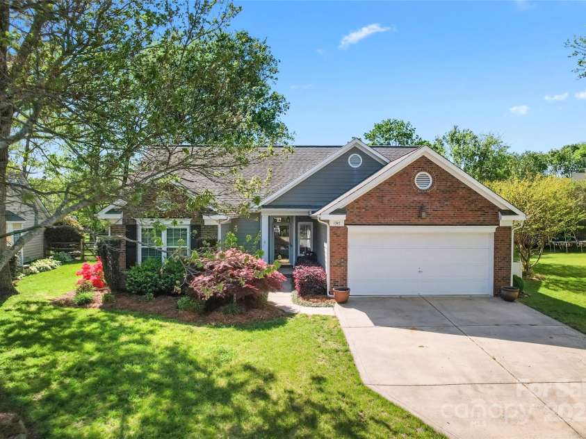 1347 Eisenhower Place, Concord, NC 28027.  MLS# CAR4234135, YatesRealty ID 6626. Front view