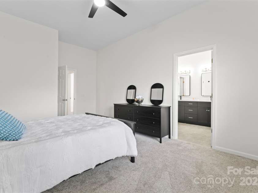 1347 Eisenhower Place, Concord, NC 28027.  MLS# CAR4234135, YatesRealty ID 6626. Primary bedroom