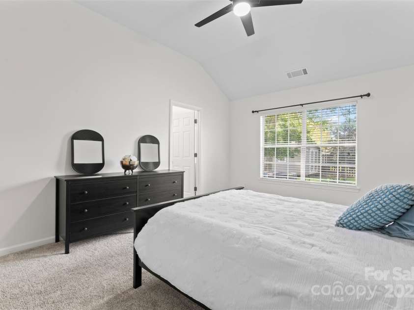 1347 Eisenhower Place, Concord, NC 28027.  MLS# CAR4234135, YatesRealty ID 6626. Primary bedroom