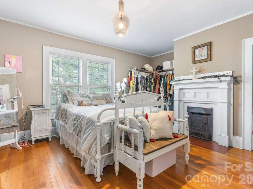 313 Main Street, Morganton, NC 28655.  MLS# CAR4275502, YatesRealty ID 663. Downstairs den/office used as bedroom with closet.