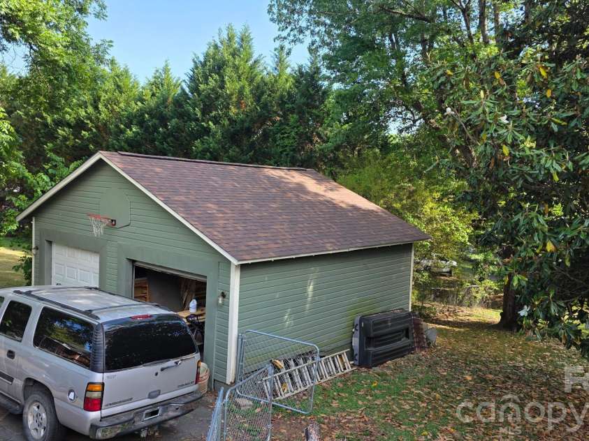 313 Main Street, Morganton, NC 28655.  MLS# CAR4275502, YatesRealty ID 663. Notice new roof on garage