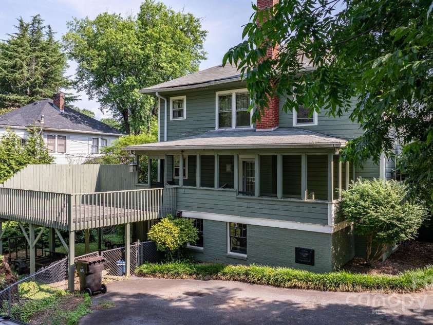 313 Main Street, Morganton, NC 28655.  MLS# CAR4275502, YatesRealty ID 663. Porch area overlooks fenced back yard.