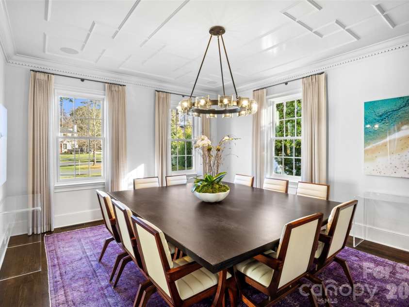 1438 Queens Road, Charlotte, NC 28207.  MLS# CAR4345945, YatesRealty ID 6637. Dining Room