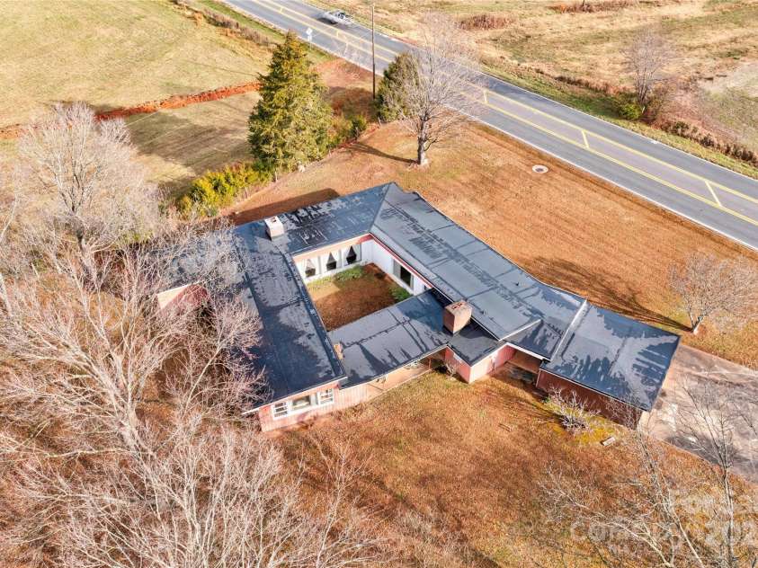 3809 Polkville Road, Shelby, NC 28150.  MLS# CAR4327106, YatesRealty ID 665. Aerial View