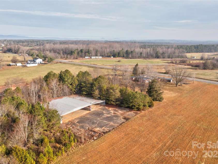 3809 Polkville Road, Shelby, NC 28150.  MLS# CAR4327106, YatesRealty ID 665. Aerial View