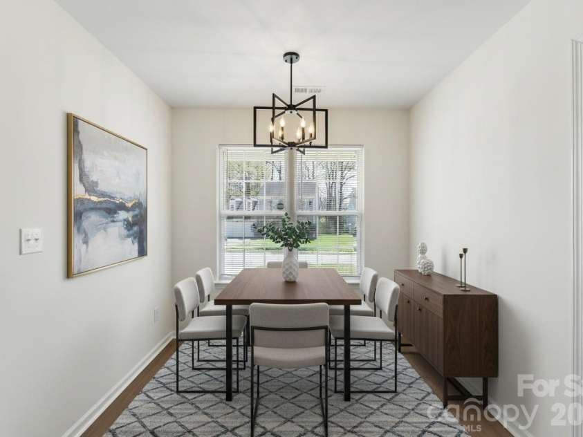 11434 Northwoods Forest Drive, Charlotte, NC 28214.  MLS# CAR4358069, YatesRealty ID 6651. Dining Area_Virtually Staged