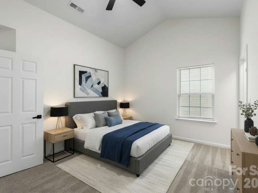 11434 Northwoods Forest Drive, Charlotte, NC 28214.  MLS# CAR4358069, YatesRealty ID 6651. Primary Bedroom_Virtually Staged