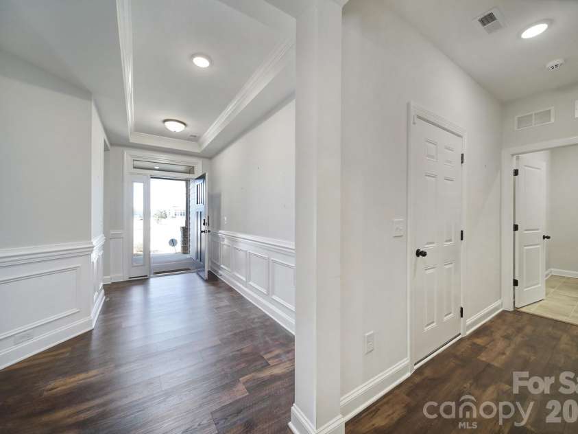 2118 Old Evergreen Parkway, Indian Trail, NC 28079.  MLS# CAR4331774, YatesRealty ID 6652. Front Door and Main Hallway