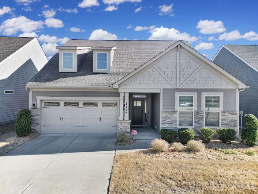 2118 Old Evergreen Parkway, Indian Trail, NC 28079.  MLS# CAR4331774, YatesRealty ID 6652. Front of Home