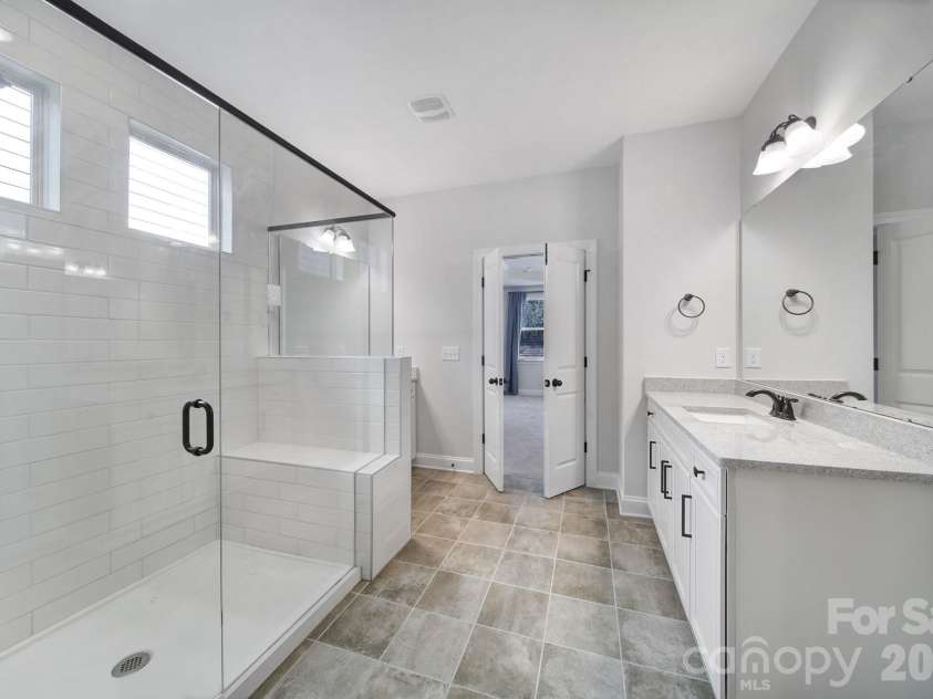 2118 Old Evergreen Parkway, Indian Trail, NC 28079.  MLS# CAR4331774, YatesRealty ID 6652. Owners Bathroom
