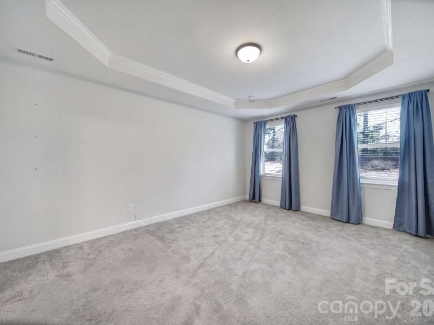 2118 Old Evergreen Parkway, Indian Trail, NC 28079.  MLS# CAR4331774, YatesRealty ID 6652. Owners Bedroom with Tray Ceiling
