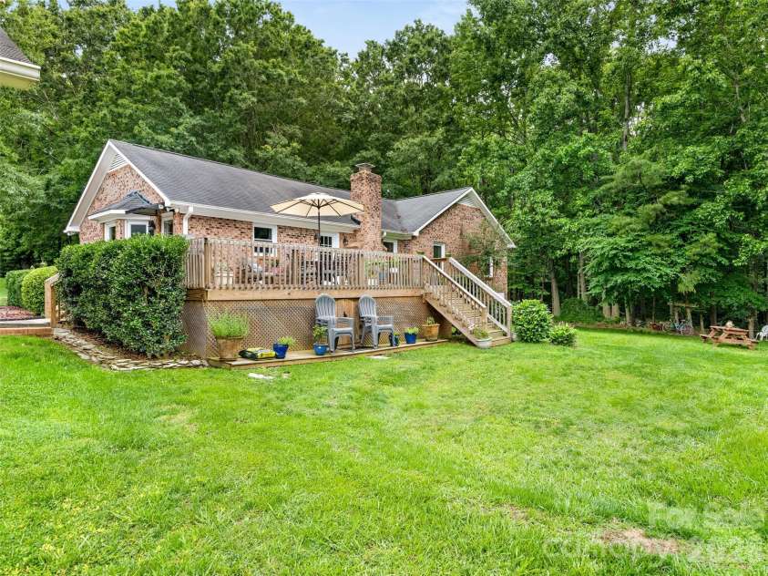 7712 Old Waxhaw Monroe Road, Waxhaw, NC 28173.  MLS# CAR4388099, YatesRealty ID 6654. Beautiful view from your deck to pastures