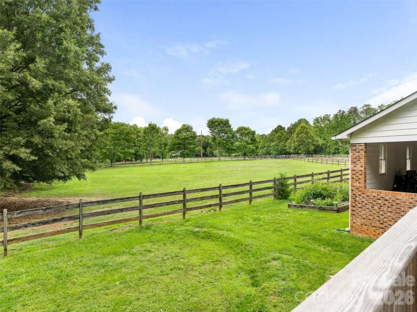 7712 Old Waxhaw Monroe Road, Waxhaw, NC 28173.  MLS# CAR4388099, YatesRealty ID 6654. View from deck