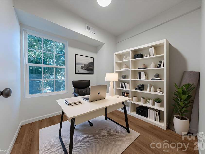 214 Washington Avenue, Bessemer City, NC 28016.  MLS# CAR4404142, YatesRealty ID 6656. Virtually Staged Office