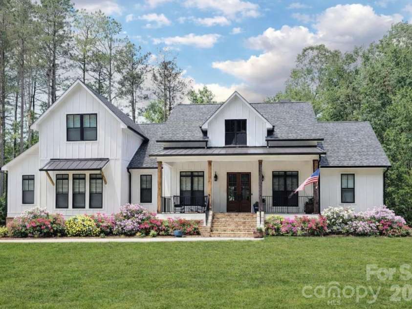 9729-B Flowes Store Road, Midland, NC 28107.  MLS# CAR4345762, YatesRealty ID 6658. Photo is representative of a very similar build. Actual front elevation may be slightly different