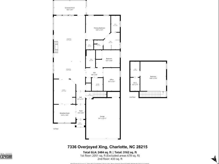 7336 Overjoyed Crossing, Charlotte, NC 28215.  MLS# CAR4356327, YatesRealty ID 6665. 