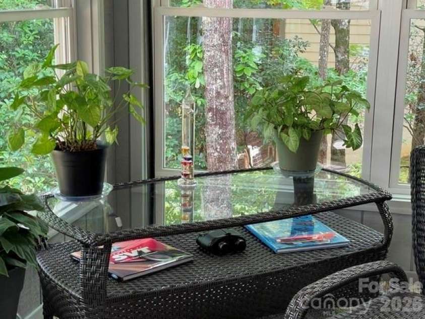 222 Sedi Lane, Brevard, NC 28712.  MLS# CAR4403900, YatesRealty ID 6666. Sun Porch