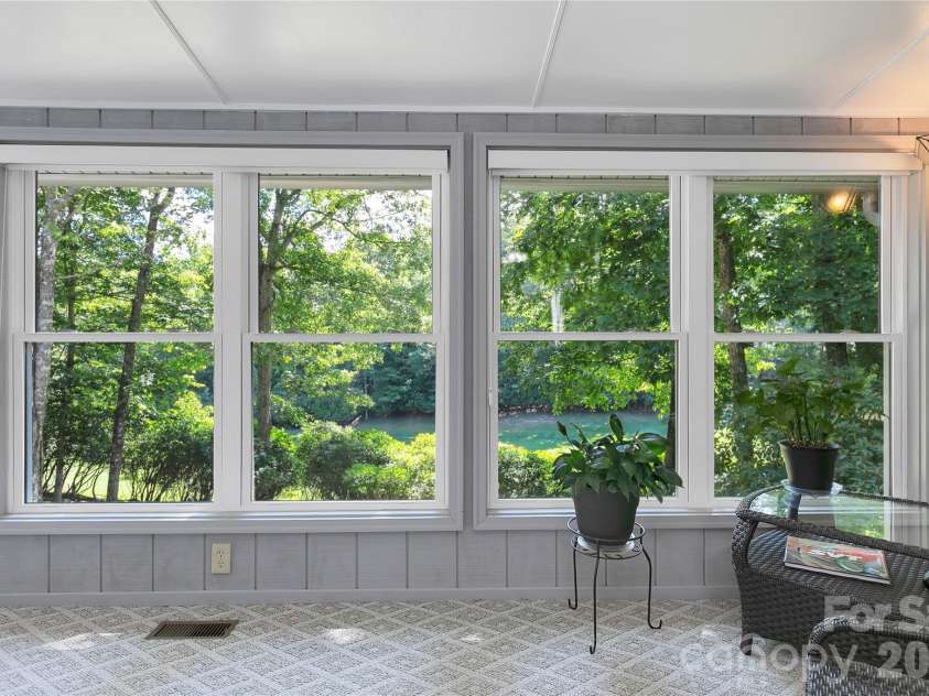 222 Sedi Lane, Brevard, NC 28712.  MLS# CAR4403900, YatesRealty ID 6666. Views from Sun Porch