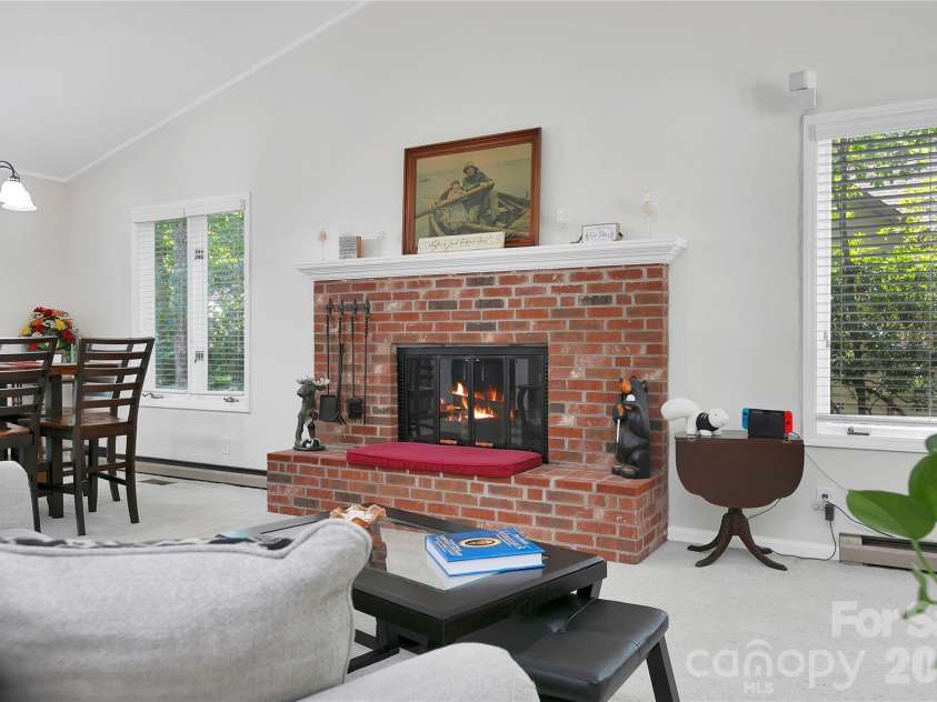 222 Sedi Lane, Brevard, NC 28712.  MLS# CAR4403900, YatesRealty ID 6666. Wood Burning Fireplace
