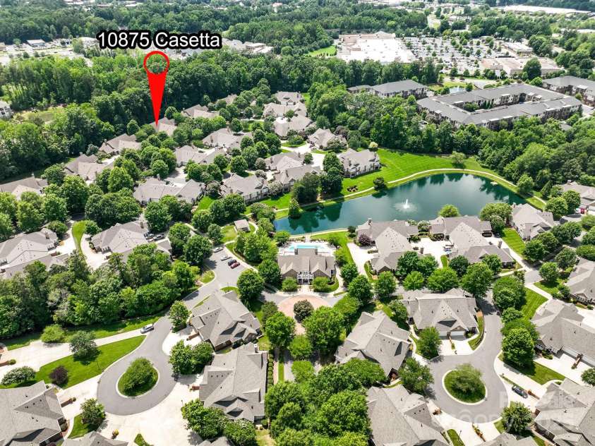 10875 Casetta Drive, Matthews, NC 28105.  MLS# CAR4266003, YatesRealty ID 6676. 