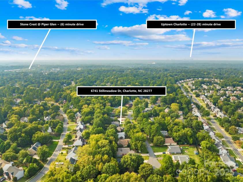 6741 Stillmeadow Drive, Charlotte, NC 28277.  MLS# CAR4241358, YatesRealty ID 6684. 
