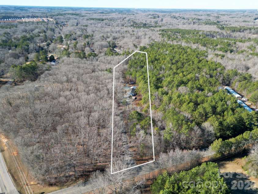 619 Hubbard Drive, Lancaster, SC 29720.  MLS# CAR4341417, YatesRealty ID 6686. Aerial View
