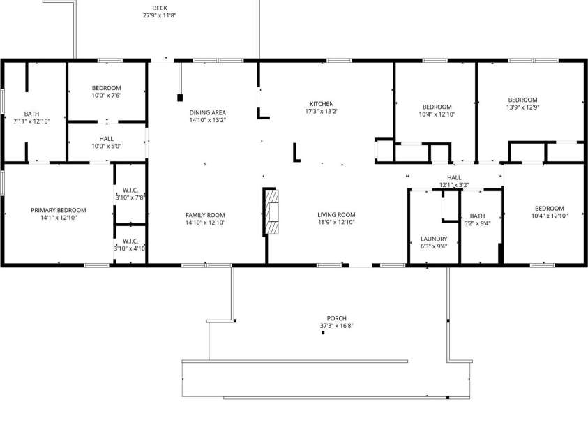 21465 Old Beatty Ford Road, Gold Hill, NC 28071.  MLS# CAR4326908, YatesRealty ID 670. Floor plan
