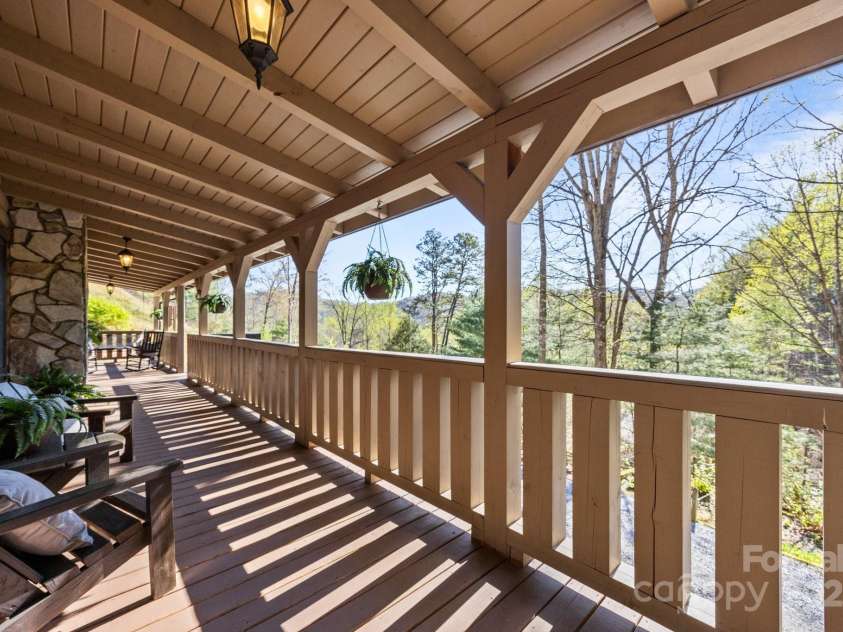 4710 US 441 Highway, Sylva, NC 28779.  MLS# CAR4247996, YatesRealty ID 6700. View from Covered Porch