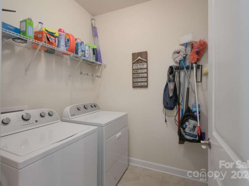 1501 Liberty Row Drive, Fort Mill, SC 29708.  MLS# CAR4196570, YatesRealty ID 6704. Main Level Laundry Room