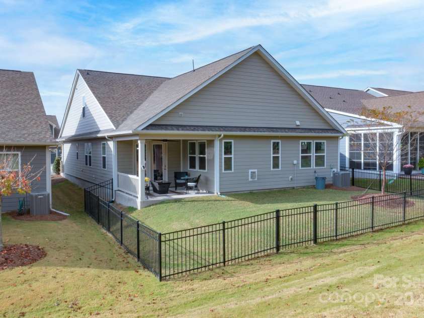 1501 Liberty Row Drive, Fort Mill, SC 29708.  MLS# CAR4196570, YatesRealty ID 6704. Rear Fenced in yard
