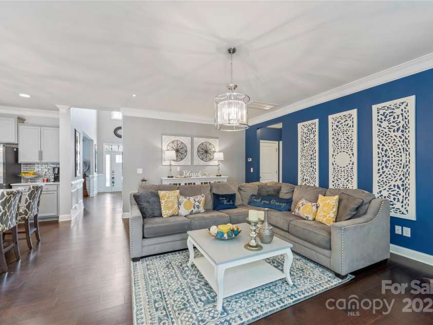 4607 Bonroi Avenue, Charlotte, NC 28213.  MLS# CAR4248280, YatesRealty ID 6713. This view is standing at the back door walking in from the gorgeous 16 x 36 back porch