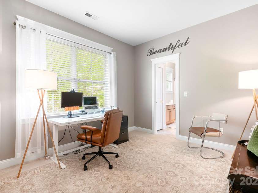 6603 Park Meadows Place, Huntersville, NC 28078.  MLS# CAR4240534, YatesRealty ID 6714. Office/Bedroom 2