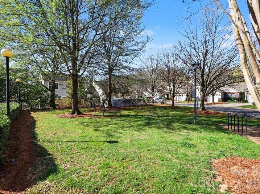 8411 Chaceview Court, Charlotte, NC 28269.  MLS# CAR4357528, YatesRealty ID 6714. Greenspace