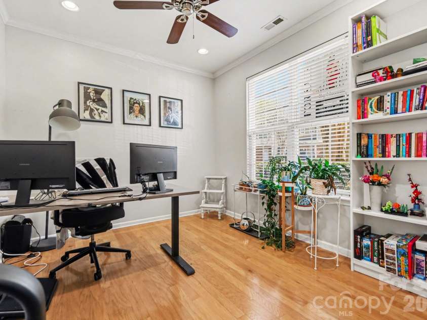 8411 Chaceview Court, Charlotte, NC 28269.  MLS# CAR4357528, YatesRealty ID 6714. Office or workout room