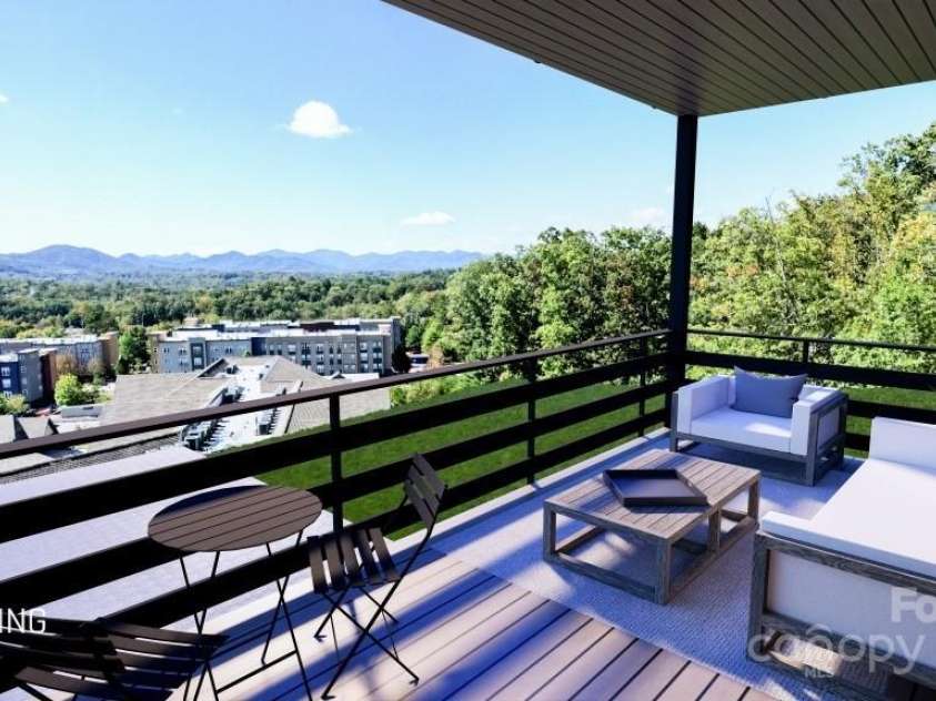 611 Storybook Villas Trail, Asheville, NC 28804.  MLS# CAR4205997, YatesRealty ID 672. Sunset View unobstructed