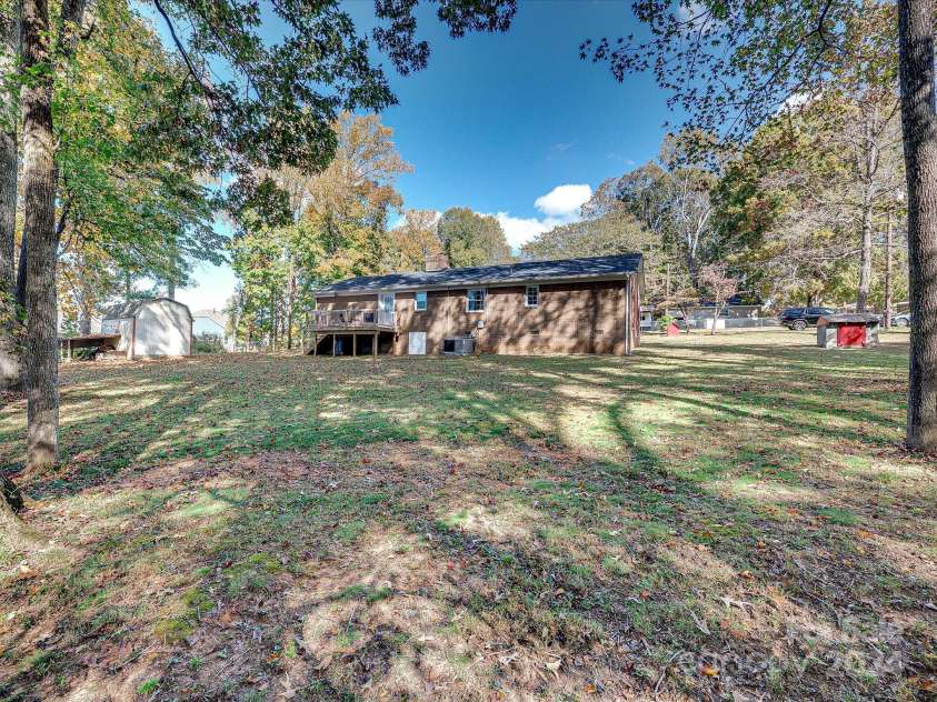 111 Bobby Lee Lane, Mooresville, NC 28115.  MLS# CAR4127085, YatesRealty ID 6728. Back of Home